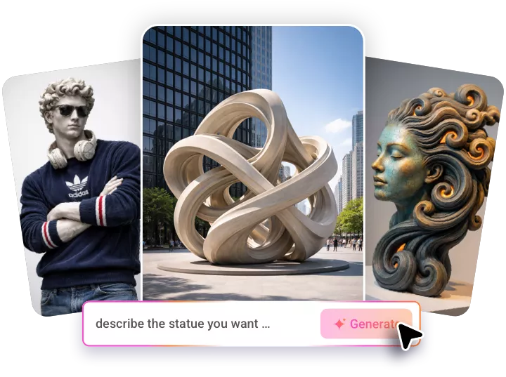 Transform Your Idea into AI Statue